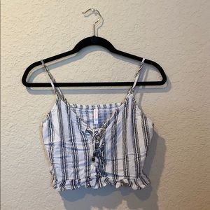 Striped crop top